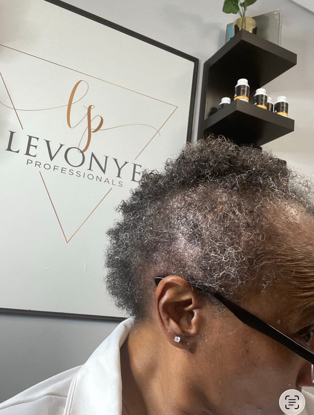 Customer photo review of Levonye' "I Am" Hair Strand Supplements