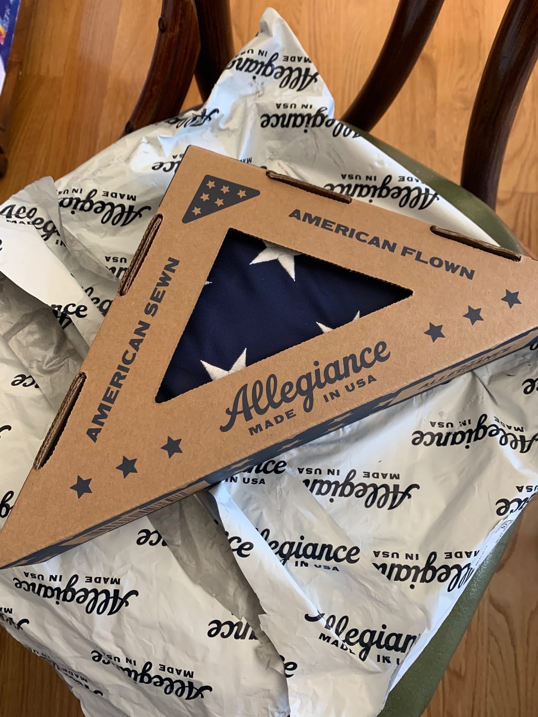 Customer photo review of 3' x 5' American Flag