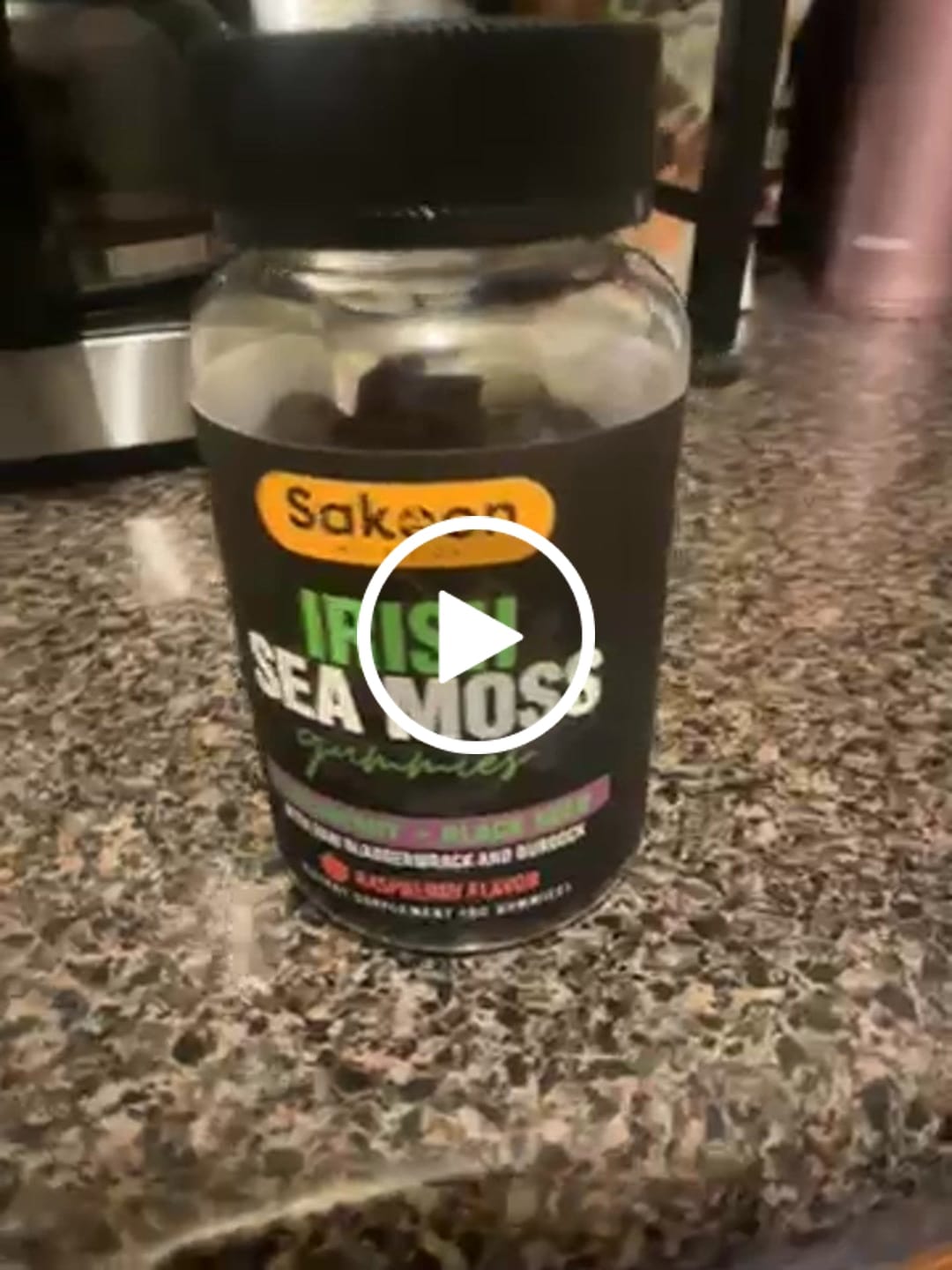 Customer video review of Sea Moss Gummies With Elderberry & Black Seed Oil