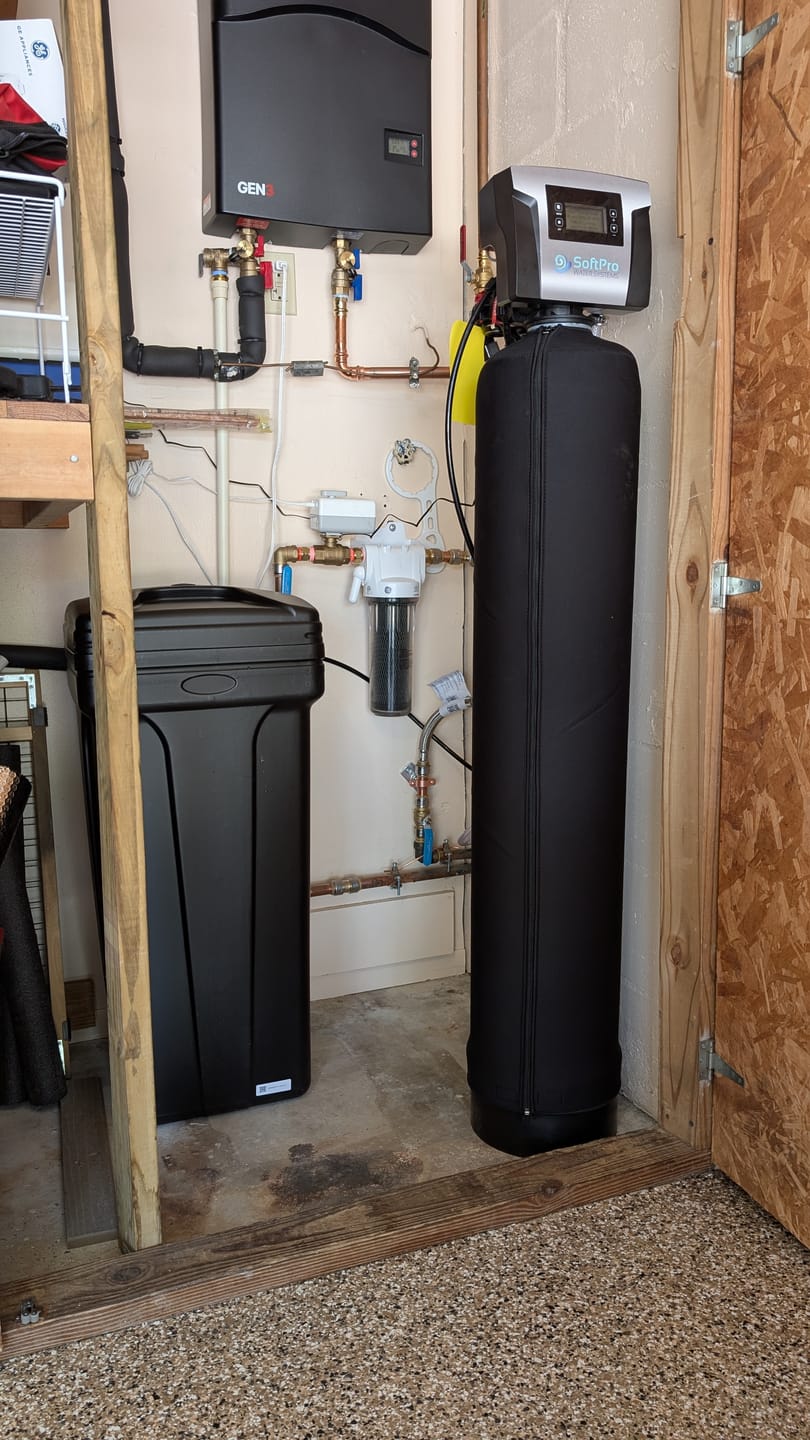 Customer photo review of SoftPro® Elite Smart HE Water Softener for City Water