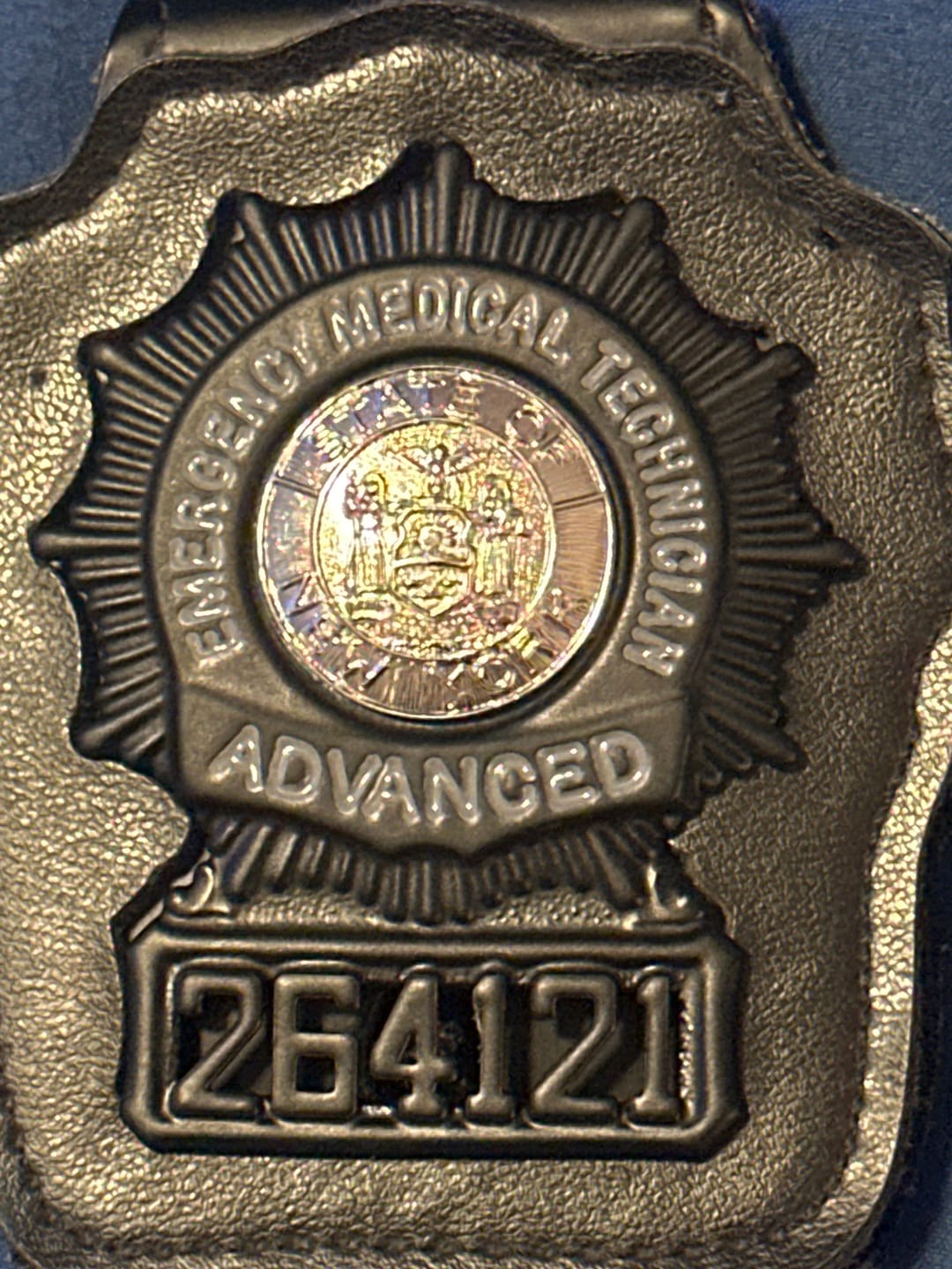 Customer photo review of (S152A) State of New York AEMT Badge - Gold