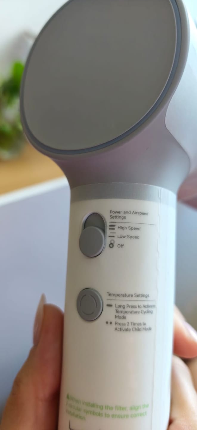 Customer photo review of Laifen Neo High-speed Hair Dryer