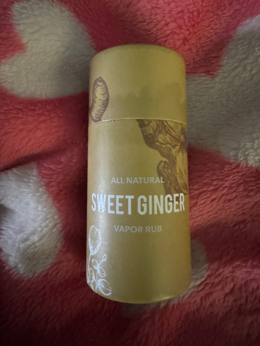 Customer photo review of Sweet Ginger Vapor Rub Stick