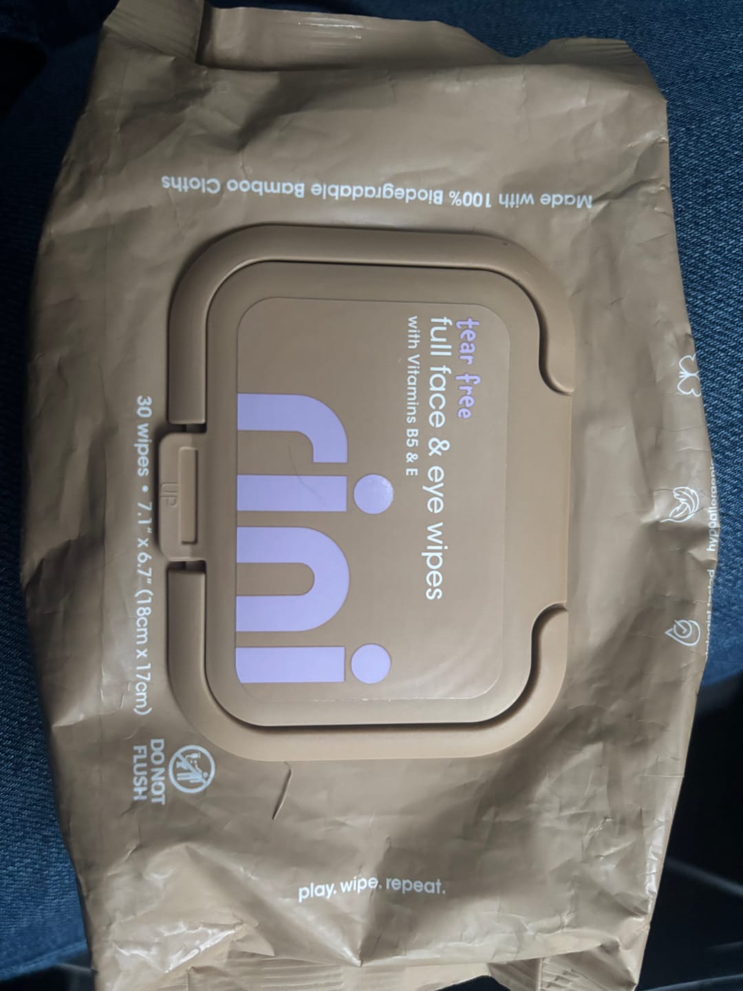 Customer photo review of Full Face & Eye Wipes
