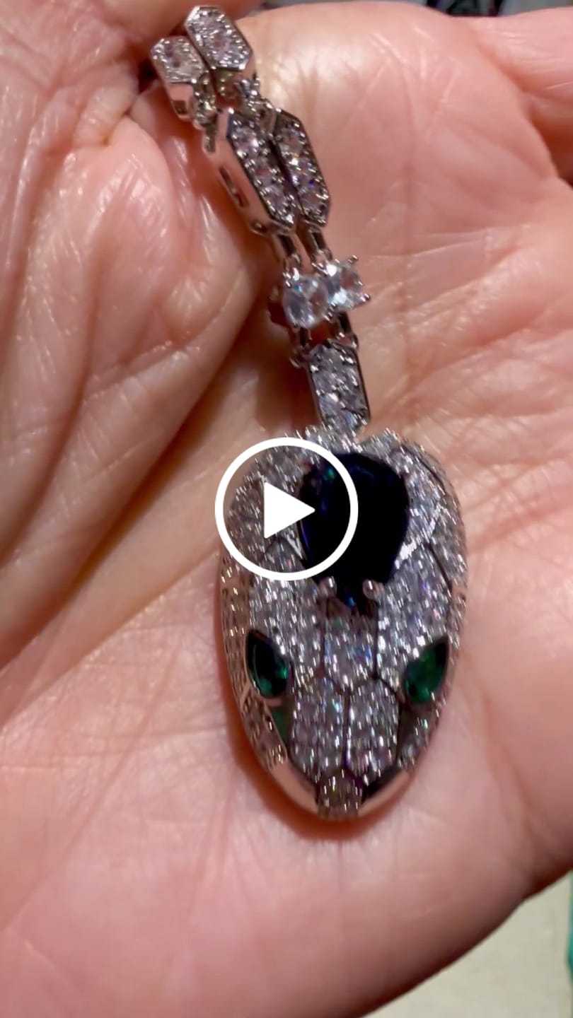 Customer video review of Mystic Serpent Elegance Necklace