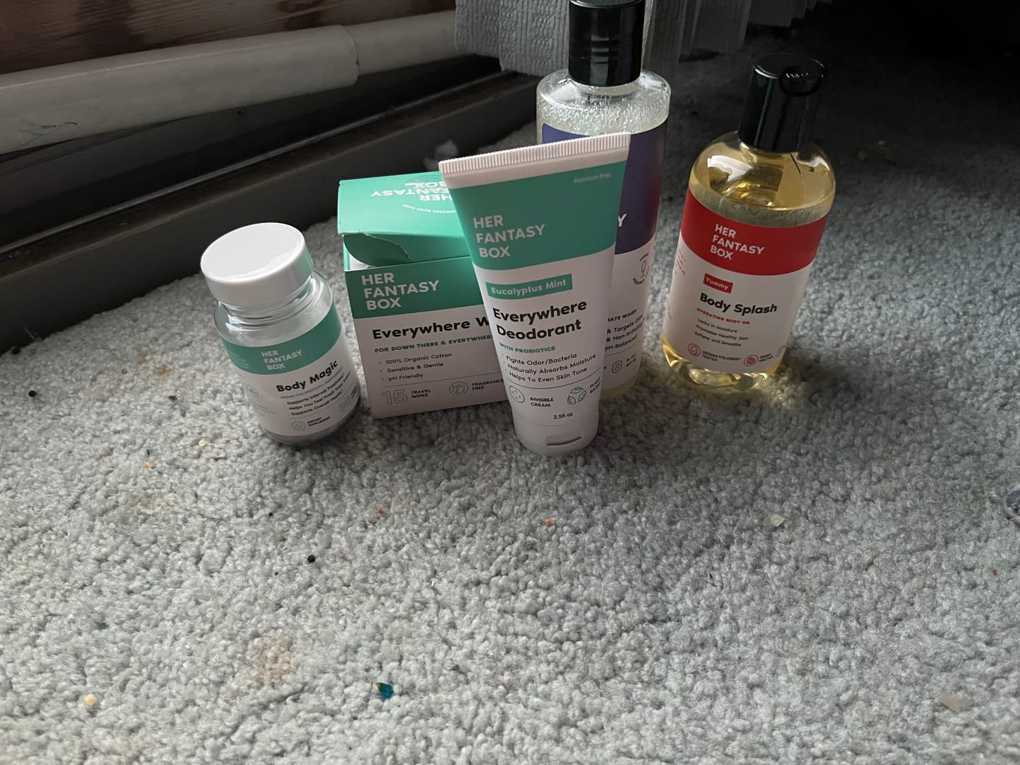 Customer photo review of Her Fantasy Box Soft & Clean Body Hygiene Kit