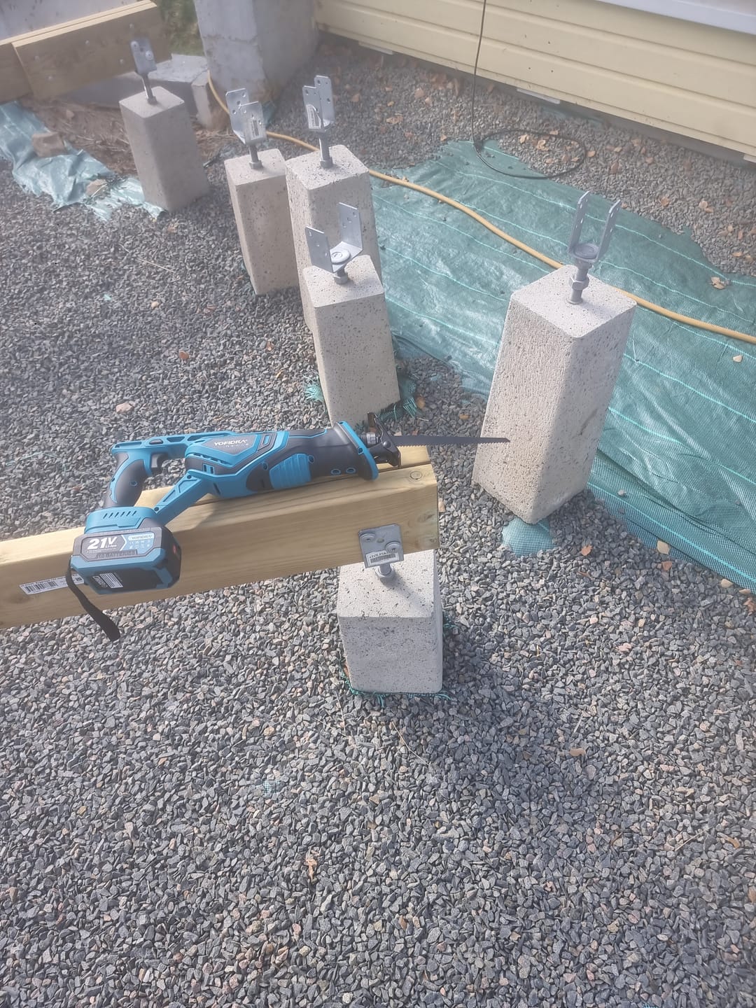 Customer photo review of YOFIDRA 18V Brushless Reciprocating Saw Multifunction Saber - Metal, Wood, and Pipe Cutting, Compatible with Makita 18V Batteries