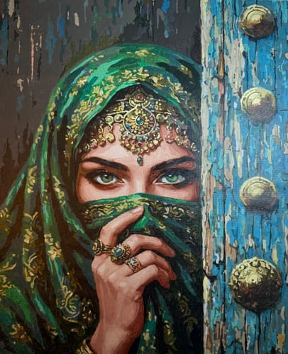 Customer photo review of Emerald Veiled Mystery (80 Colors)