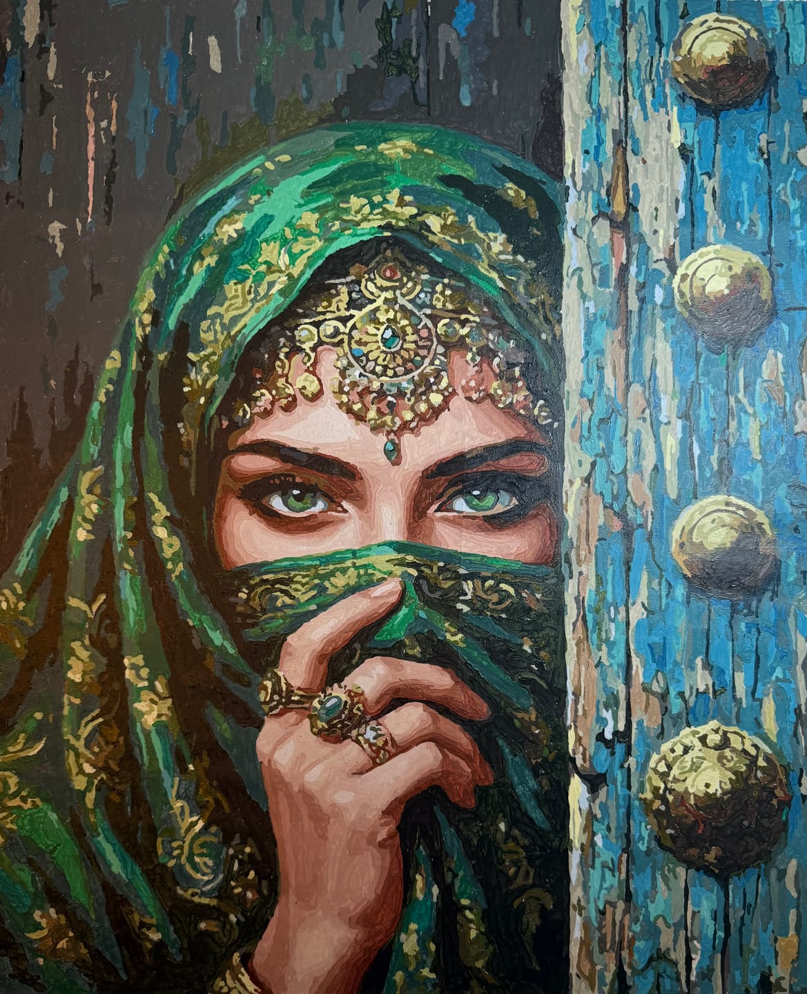 Customer photo review of Emerald Veiled Mystery (80 Colors)