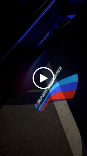 Customer video review of BMW LED DOOR LIGHTS