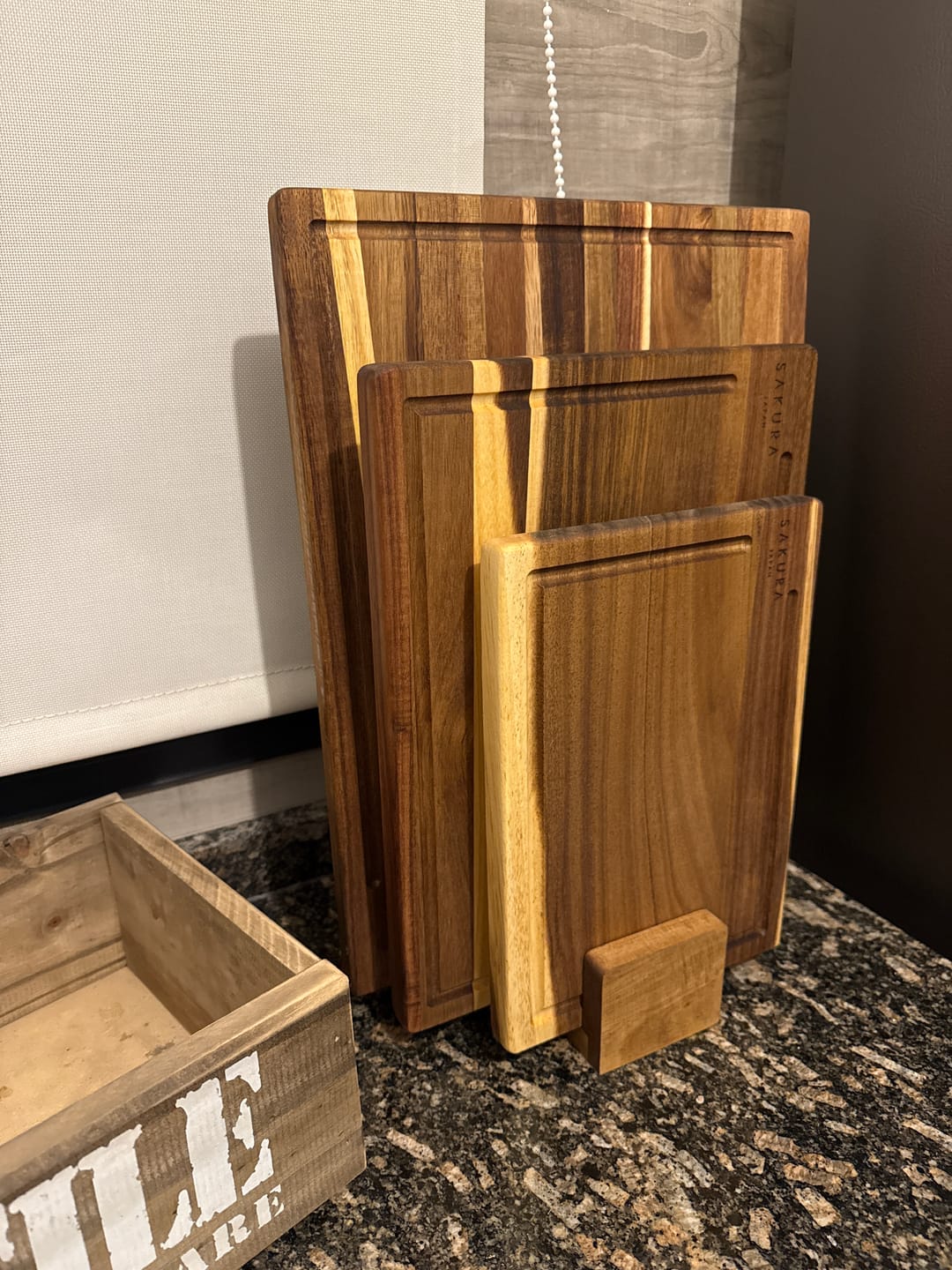 Customer photo review of Set X3 Tablas De Corte C/Base Sakura Sequence Edition Acacia