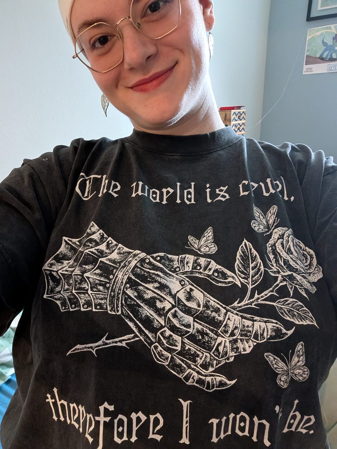 Customer photo review of Cruel World Oversized Tee