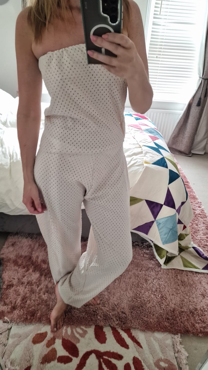 Customer photo review of Airy Prism Knitted Fabric