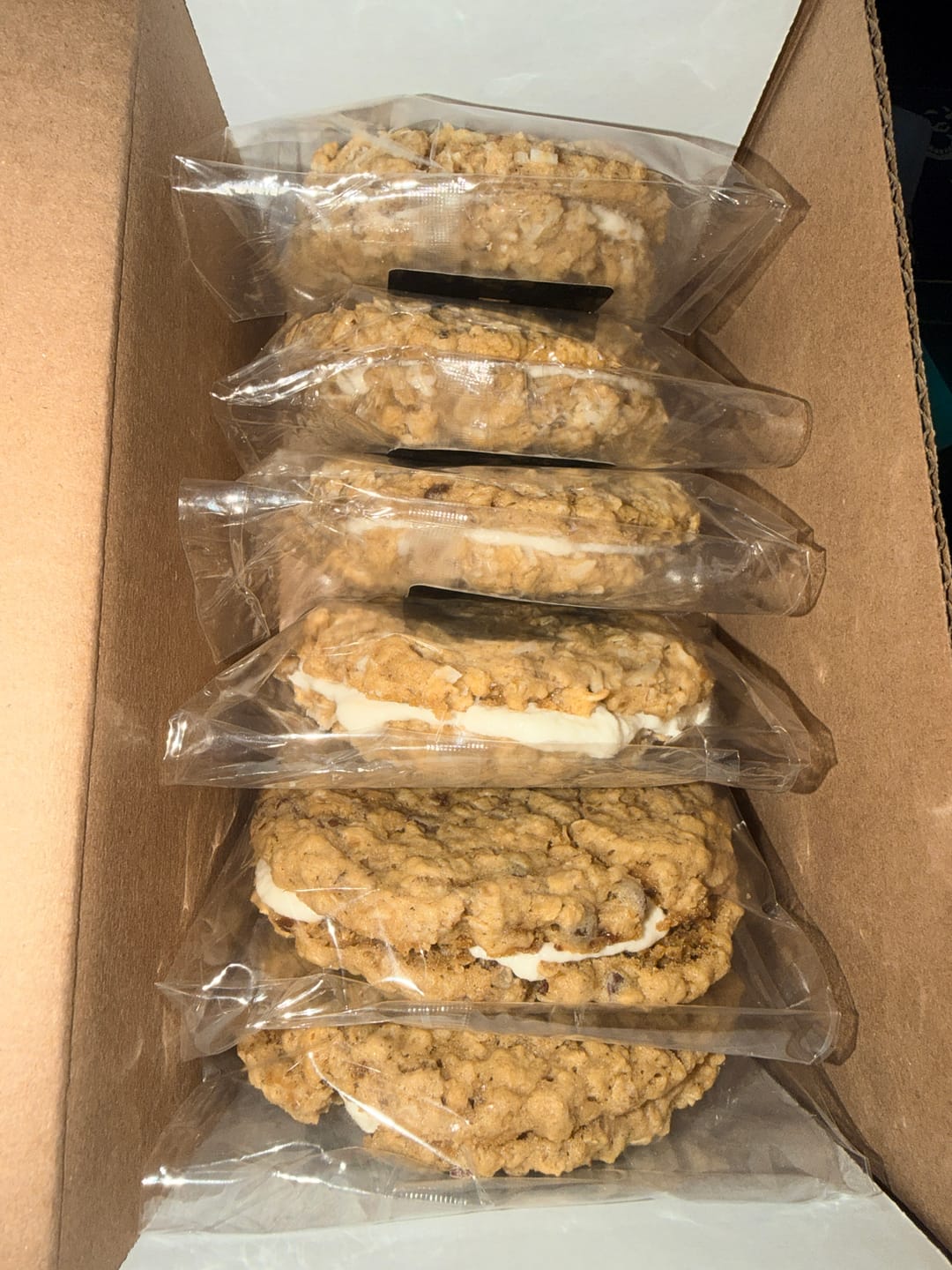 Customer photo review of Oatling Oatmeal Pecan Cream Pies