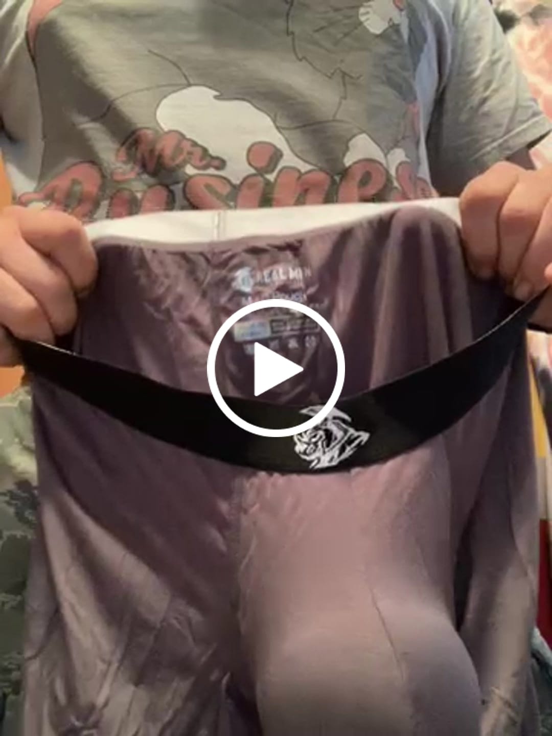 Customer video review of Bamboo 7in Boxer Briefs No Fly 2pk Black/Gray
