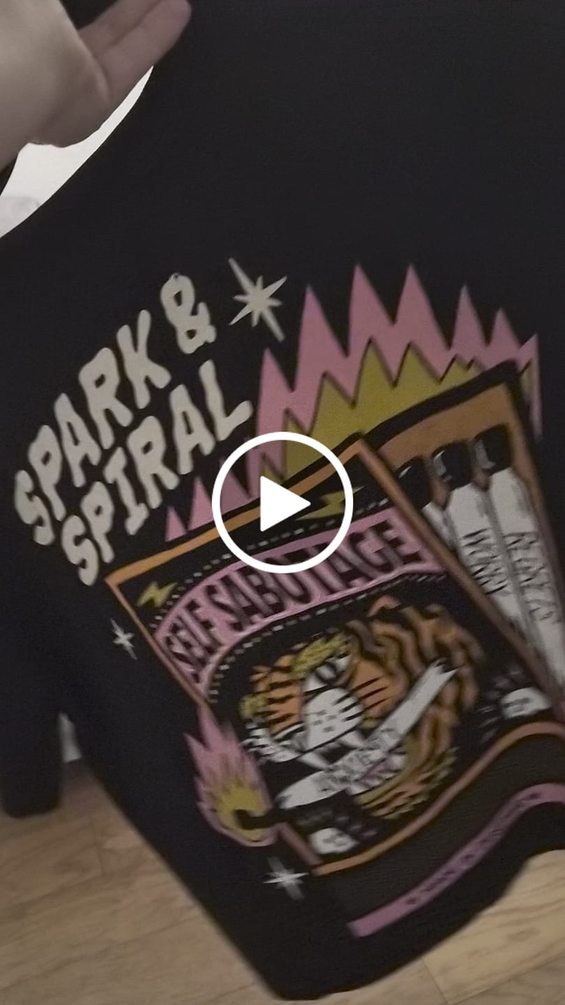 Customer video review of Spark and Spiral T-Shirt