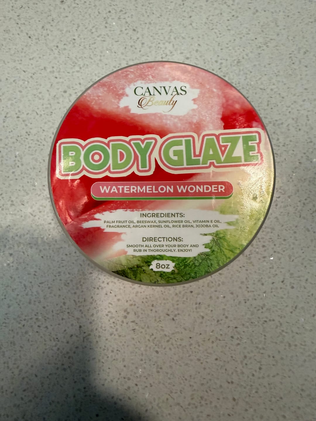 Customer photo review of (NEW) BODY GLAZE: WATERMELON WONDER