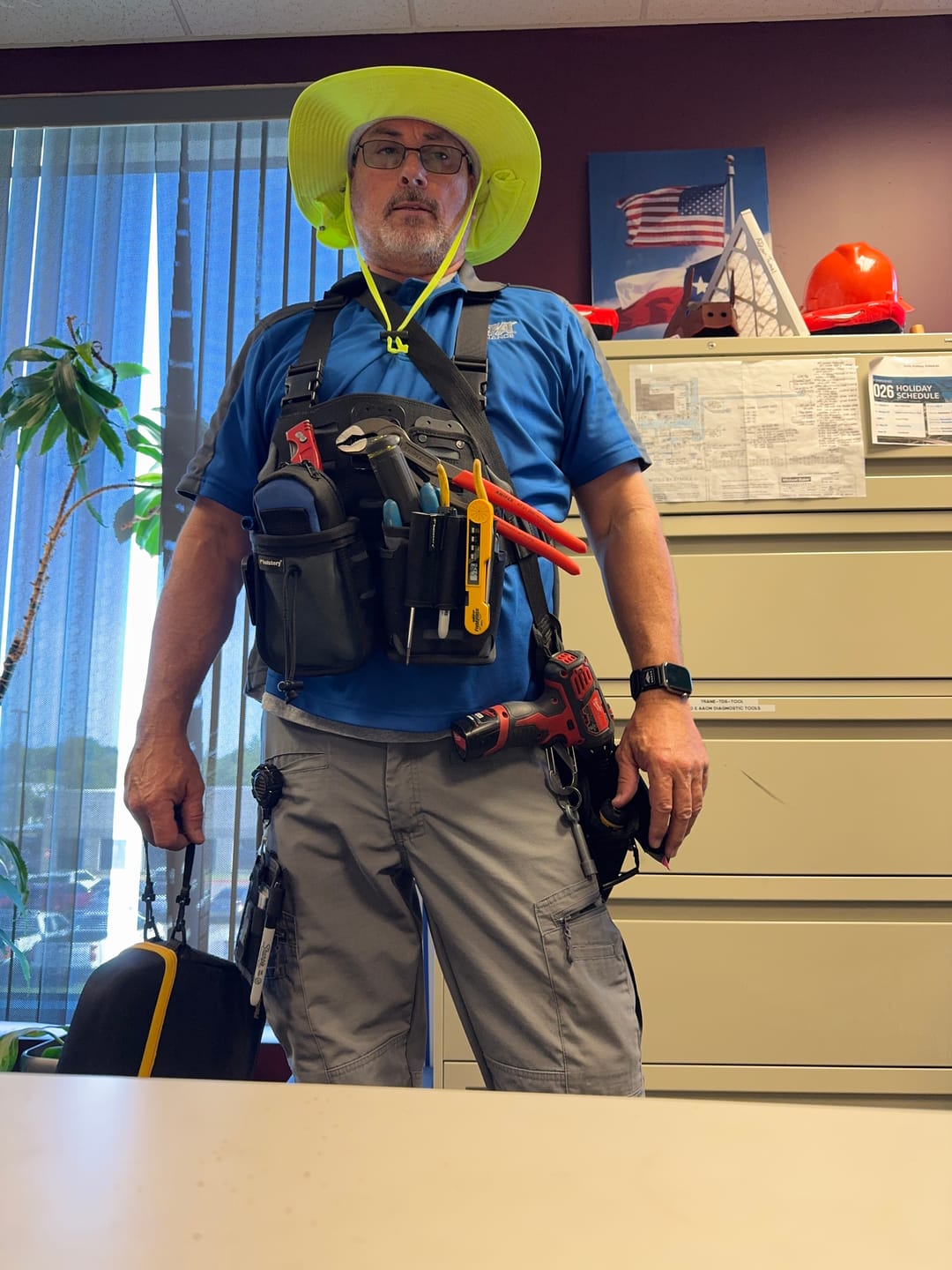 Customer photo review of PinPal | Gravity-Locking Tool Holster
