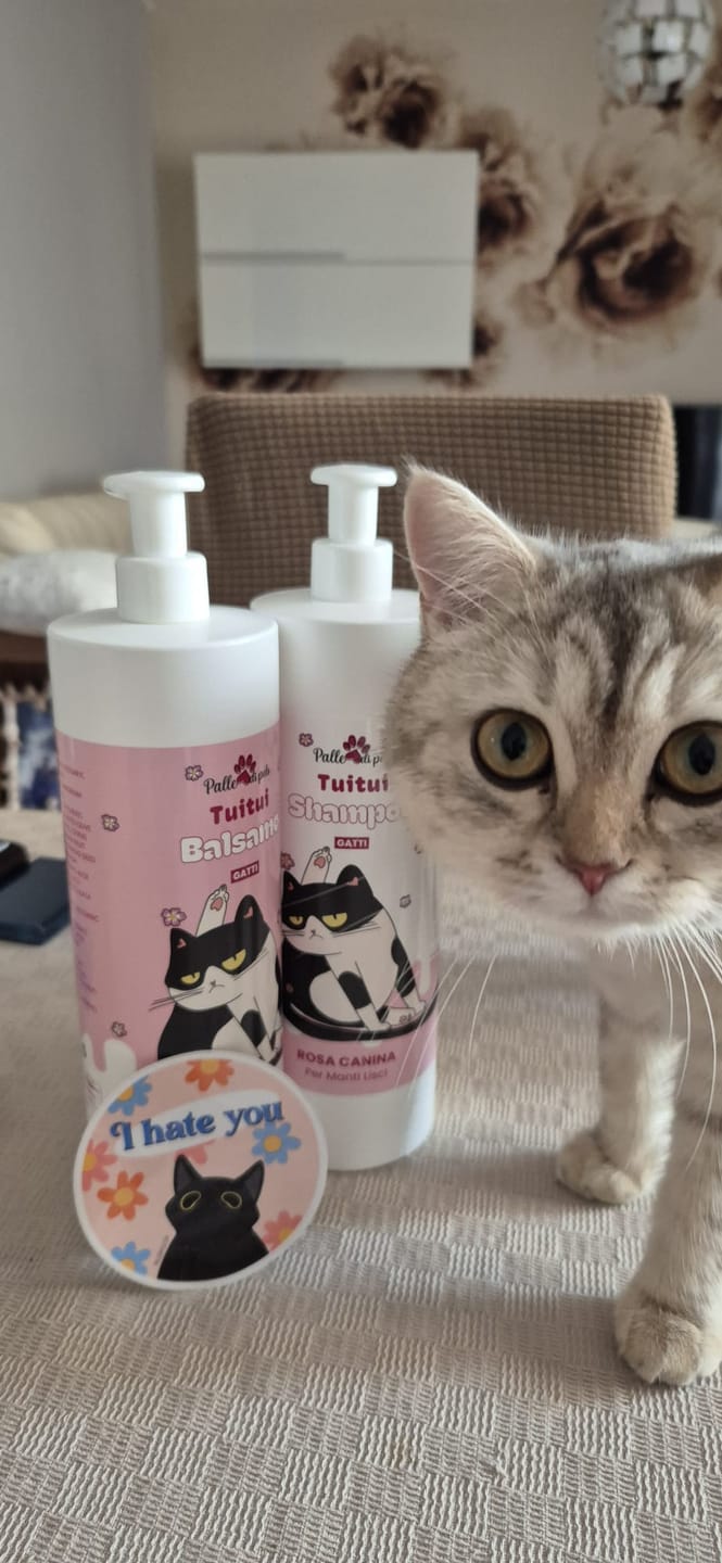 Customer photo review of TUITUI, Balsamo per gatti effetto setoso e super liscio
