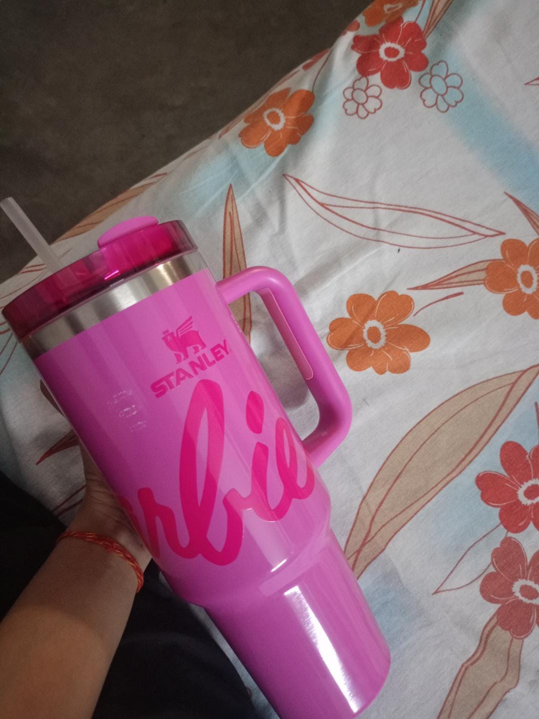 Customer photo review of Cute Doll Tumbler The Quencher H2.0 Tumbler Pre-Order 40 OZ With Lid & Straw