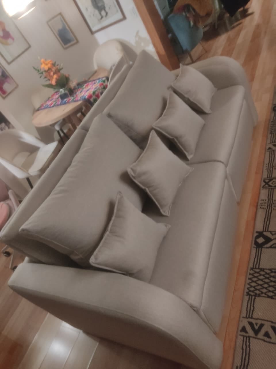 Customer photo review of Sofá cama Toscana