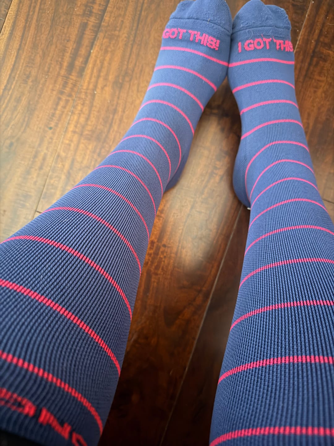 Customer photo review of NurseStrong Performance Compression Socks