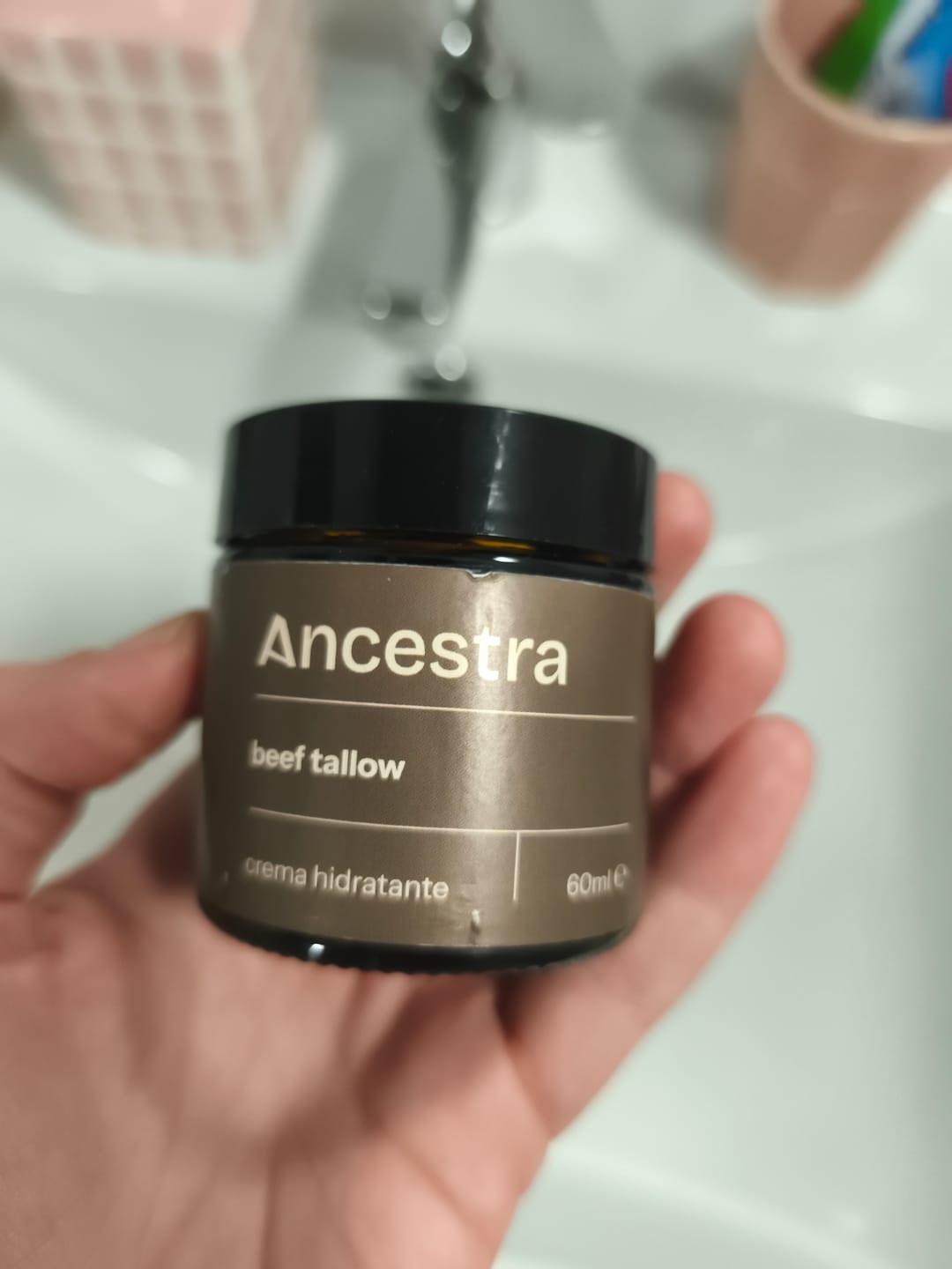Customer photo review of Crema hidratante
