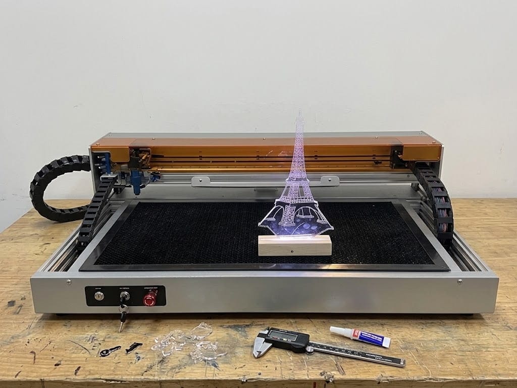 Customer photo review of Carverall C1 40W CO2 Laser Engraving Machine | Large Work Area 620x350mm