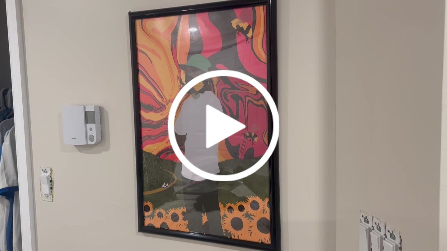 Customer video review of Tyler The Creator 'Flower Boy Sunset' Poster