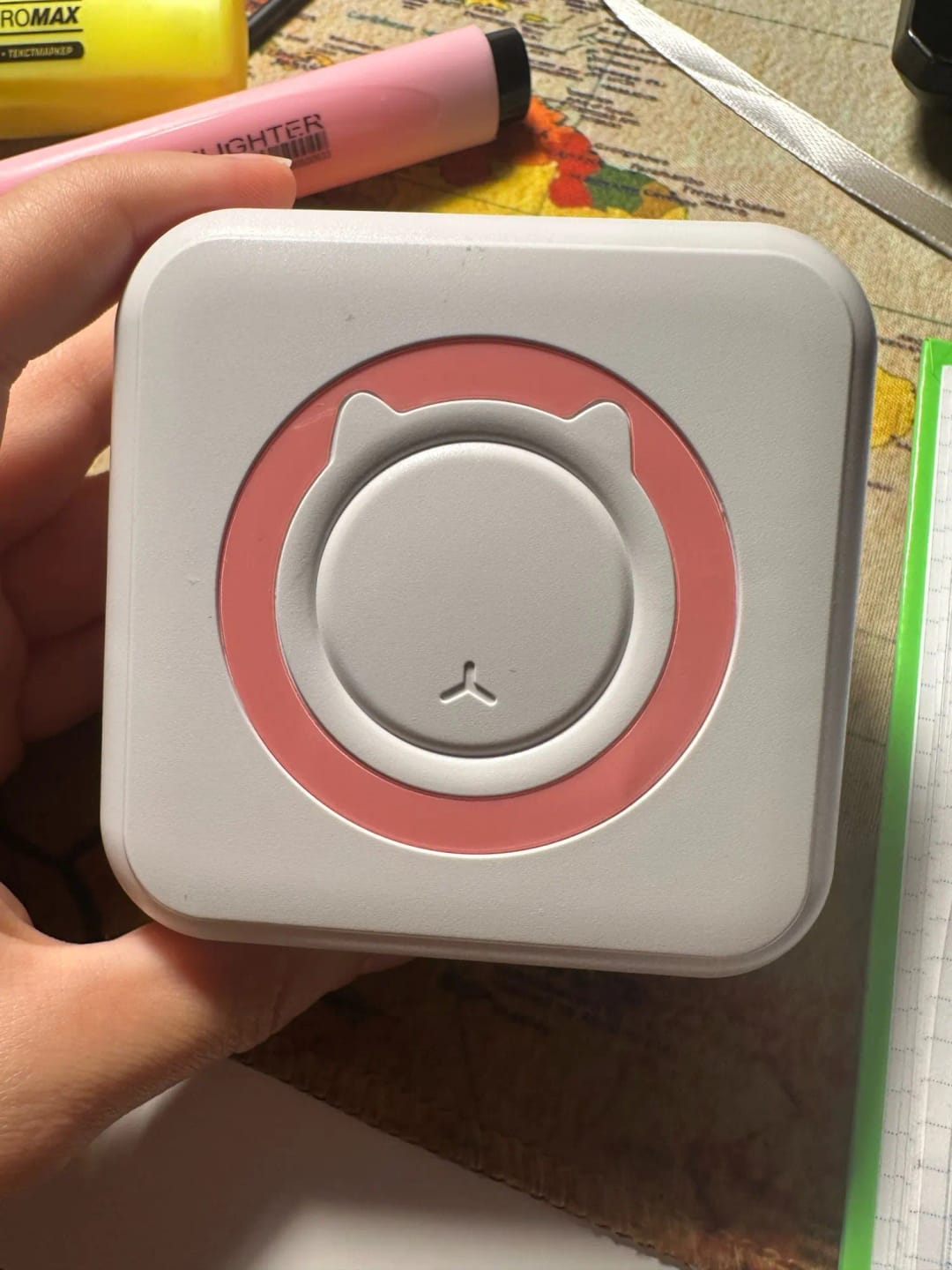 Customer photo review of Mini Impresora Térmica Portátil