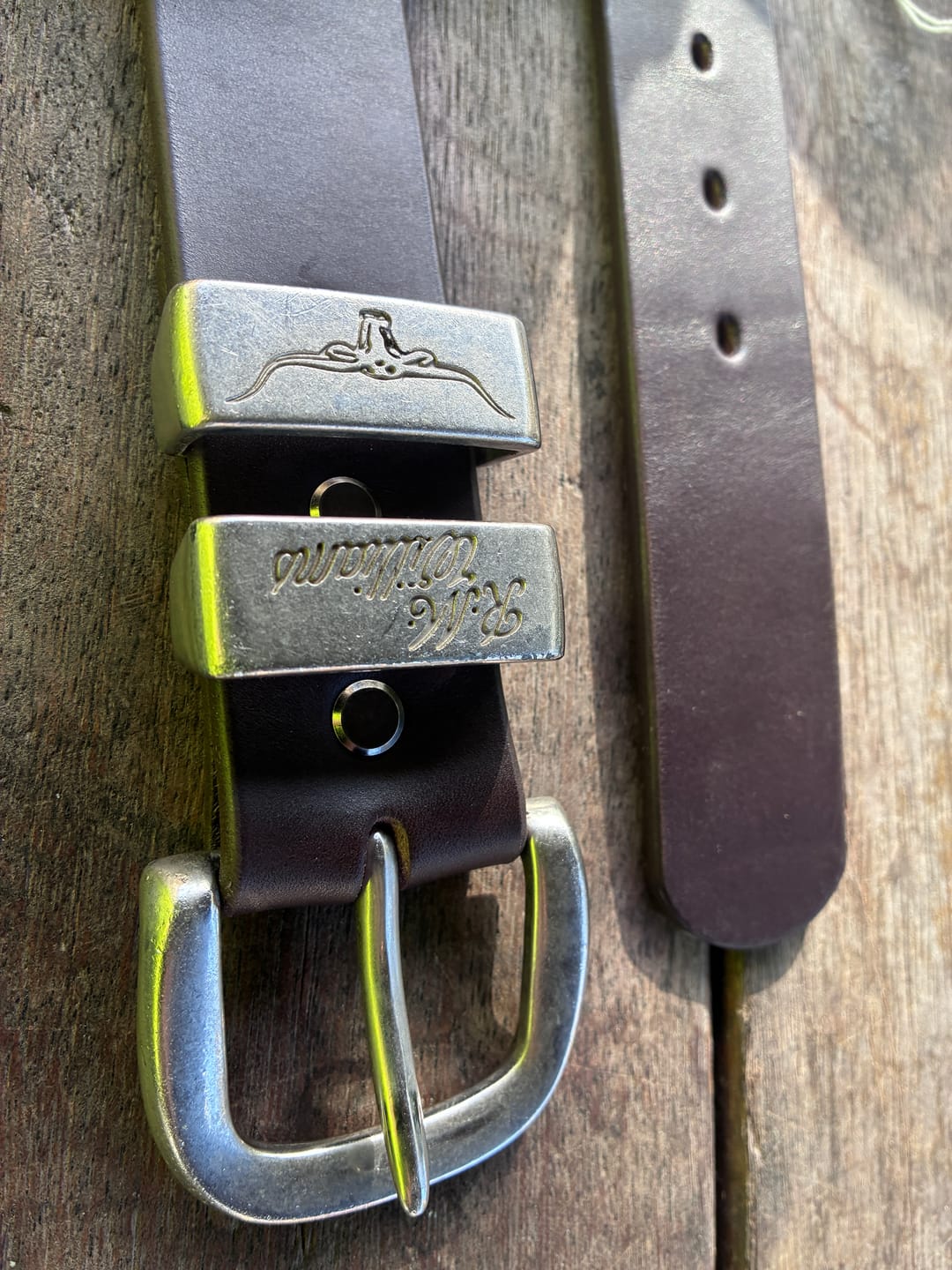 Customer photo review of 38mm R.M Williams Replacement Strap | Italian Leather
