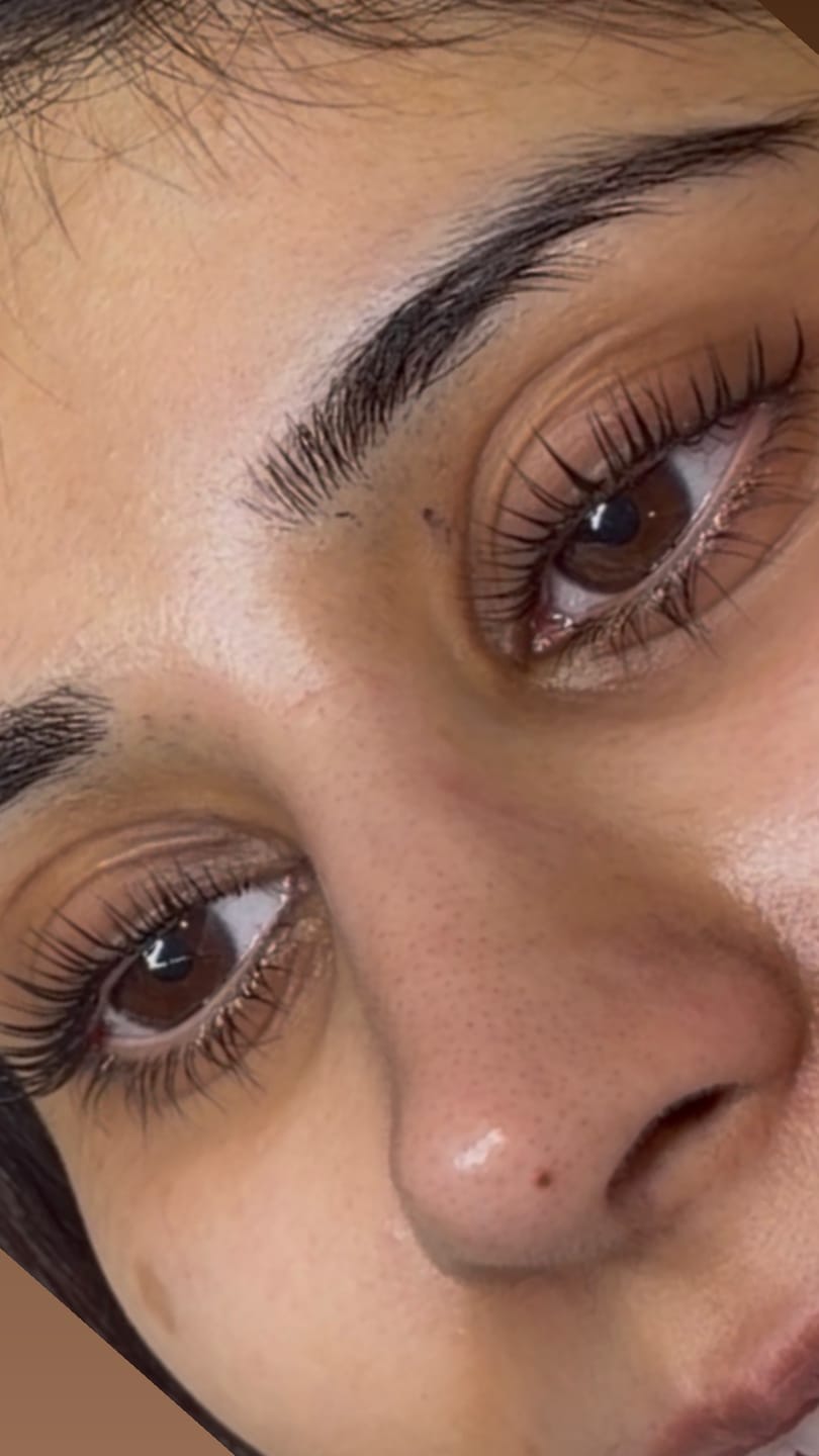 Customer photo review of Cysteamine Brow & Lash Lamination Kit - Step 1 - 15ml