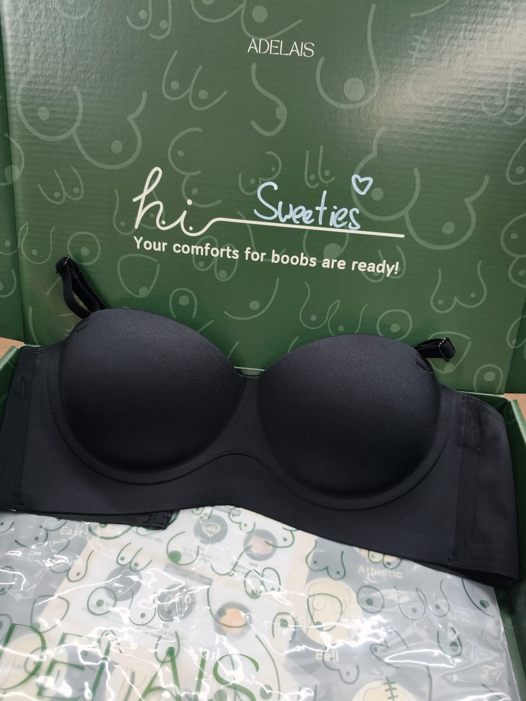 Customer photo review of Daily Softie Plus Multi-Way Push Up Bra In Black - Size 34CD-40CD