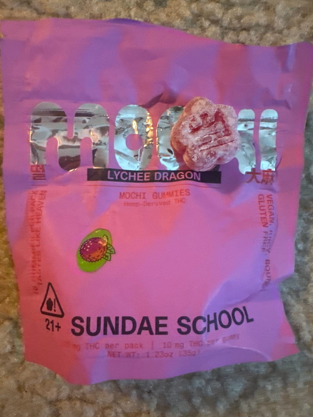 Customer photo review of Lychee Dragon (10mg) Mini