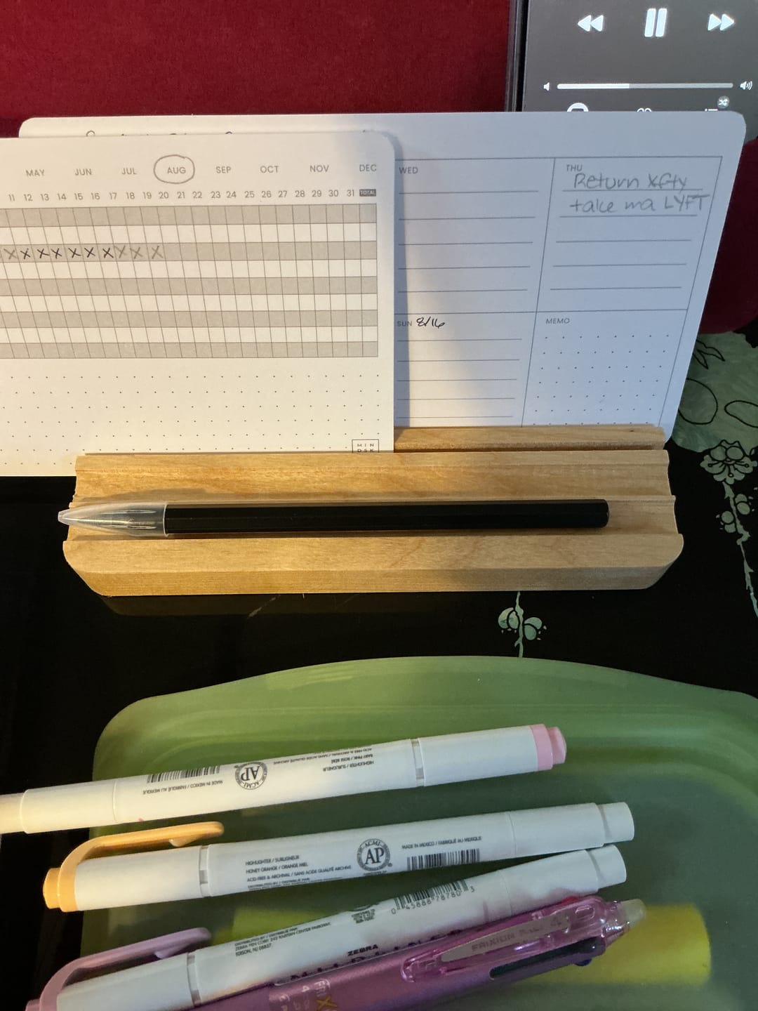 Customer photo review of Card & Pencil Tray