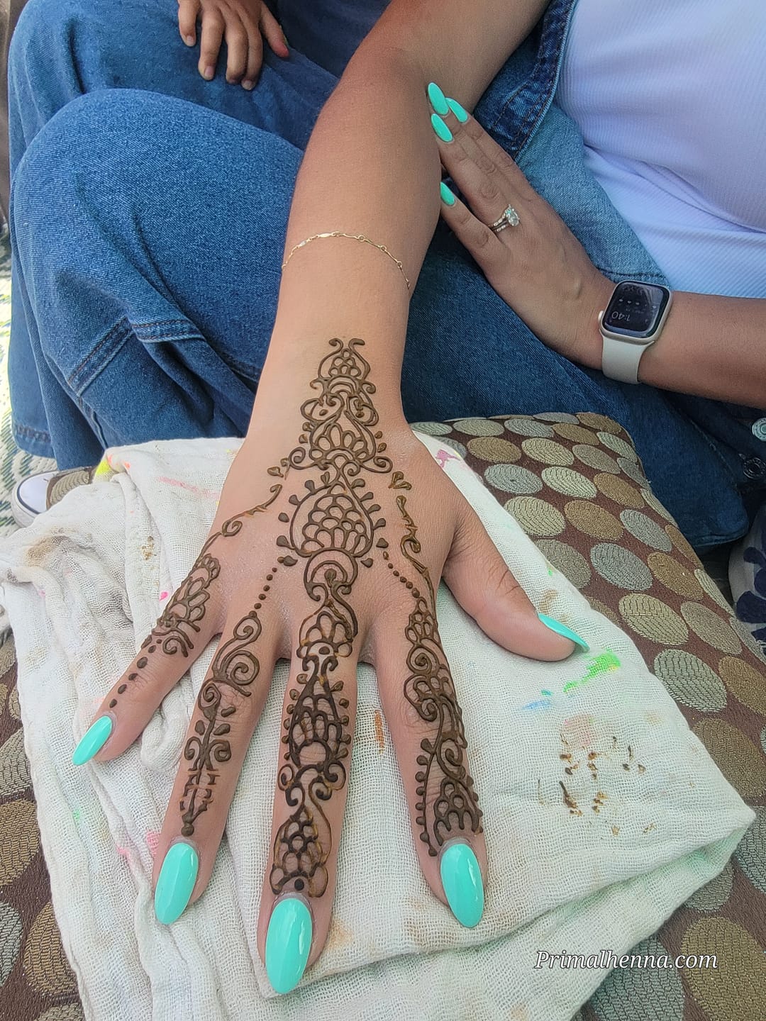 Customer photo review of Organic BAQ Fresh Rajasthani Henna