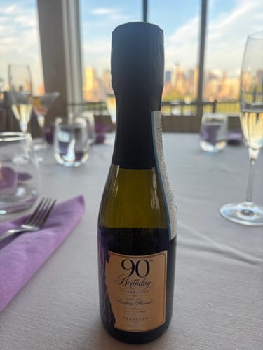 Customer photo review of Personalized Mini Wine Labels (Set of 12)
