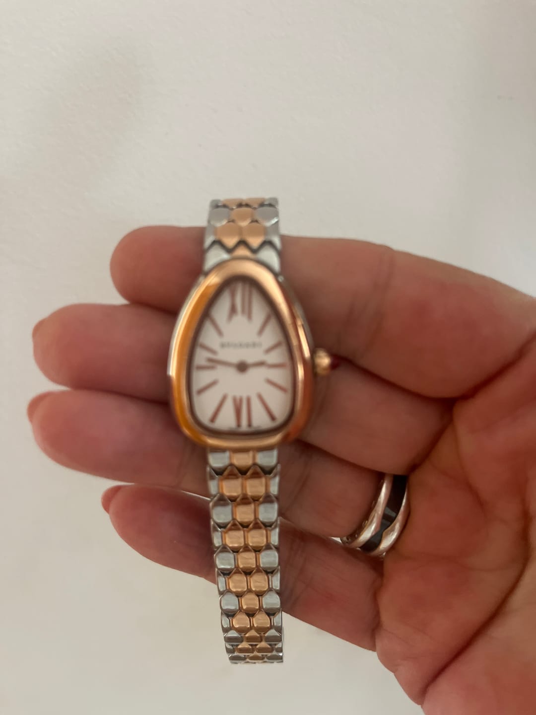 Customer photo review of SERPENTI SEDUTTORI QUARTZ TWO TONE 33MM