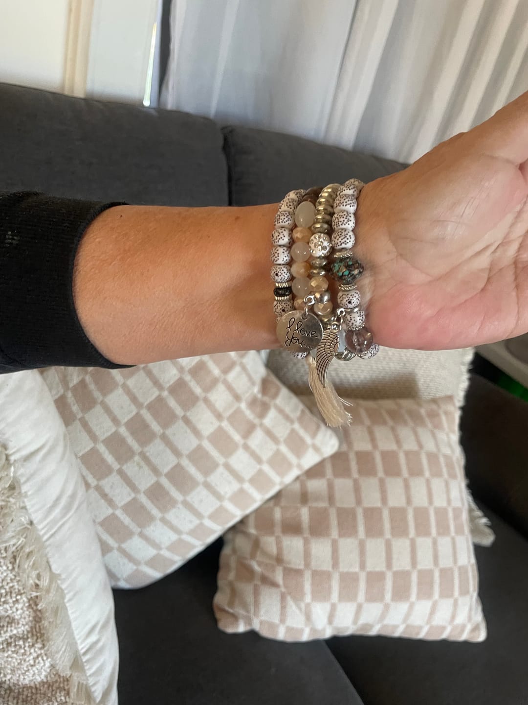 Customer photo review of Roo - Stretchy Doodah Stack Bracelet