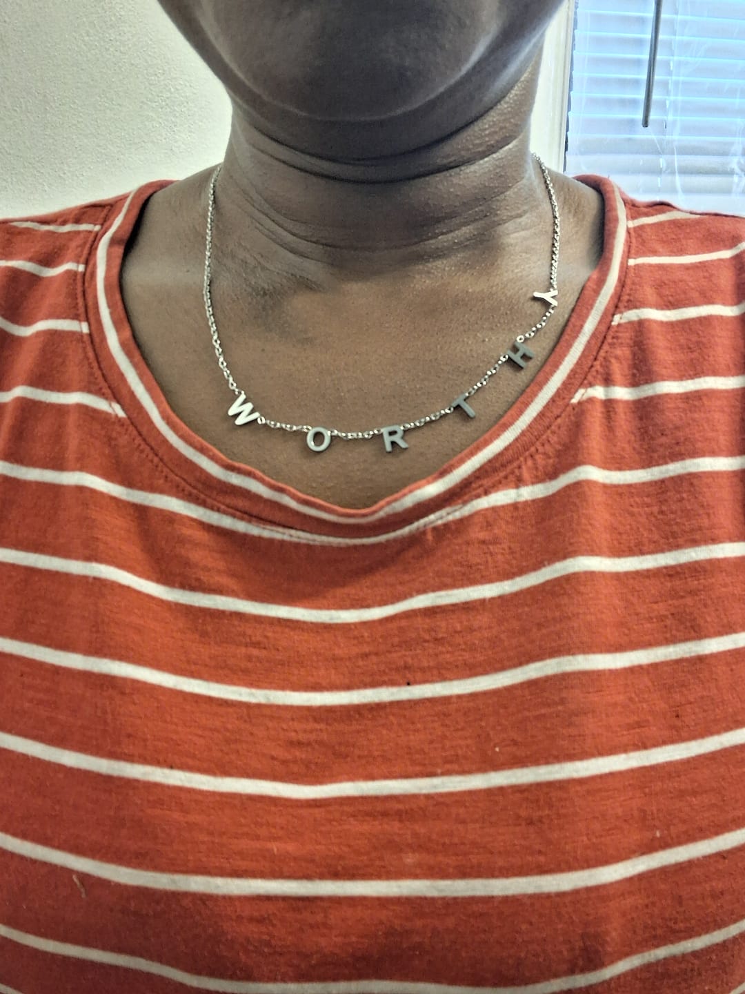 Customer photo review of WORTHY NECKLACE