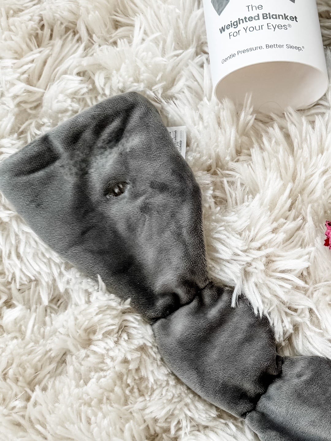 Customer photo review of Dozzli Weighted Sleep Mask
