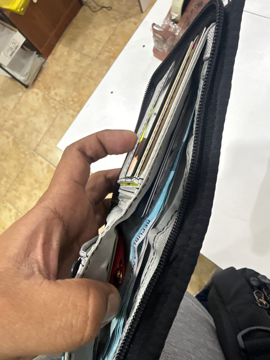 Customer photo review of Fengshui Lucky Turtle Wallet Charm Money-biting Turtle Ornaments Decor with "Daily Wealth” for Longe