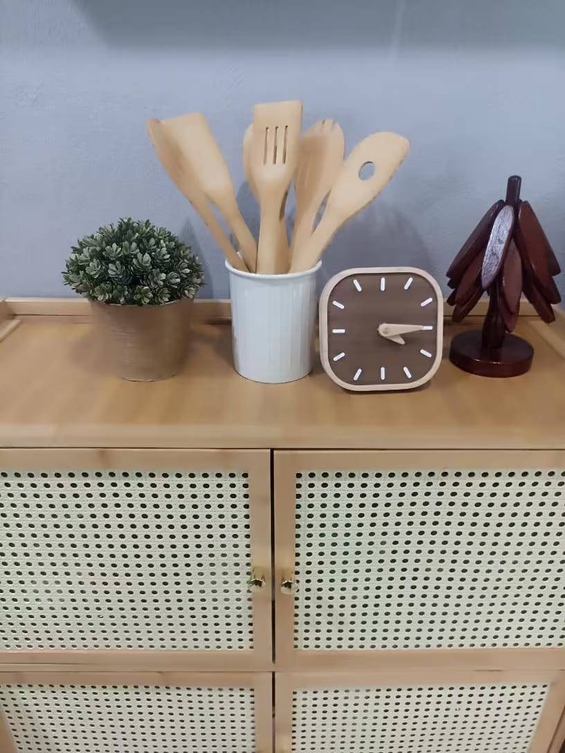 Customer photo review of Wooden Bedside Clock