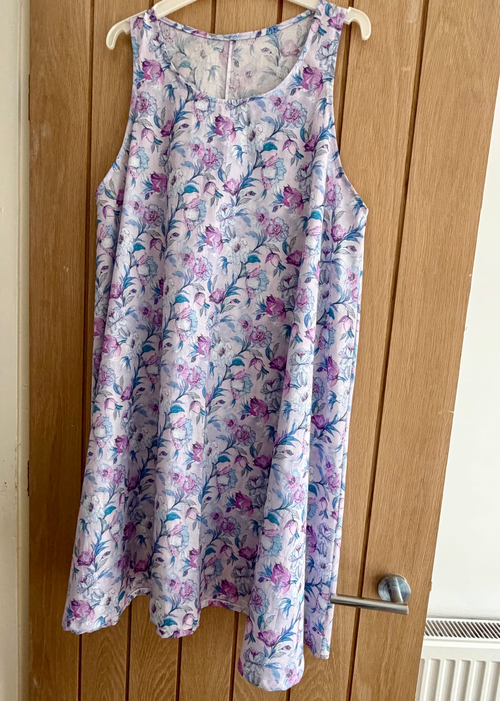 Customer photo review of Delicate Petals Cotton Lawn Fabric