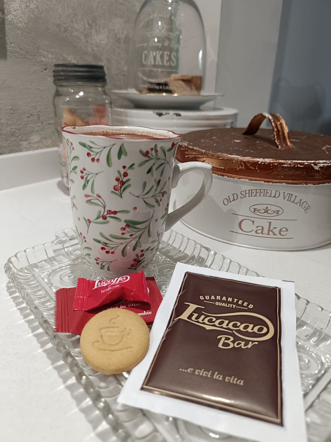 Customer photo review of Lucaffe Lucacao Bar Chocolate Caliente