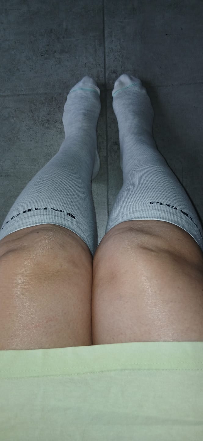 Customer photo review of Chaussettes de Compression en Bambou