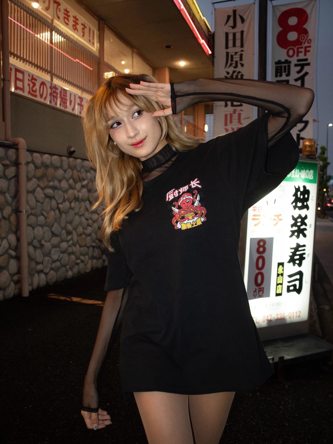 Customer photo review of Chef Octopus T-shirt