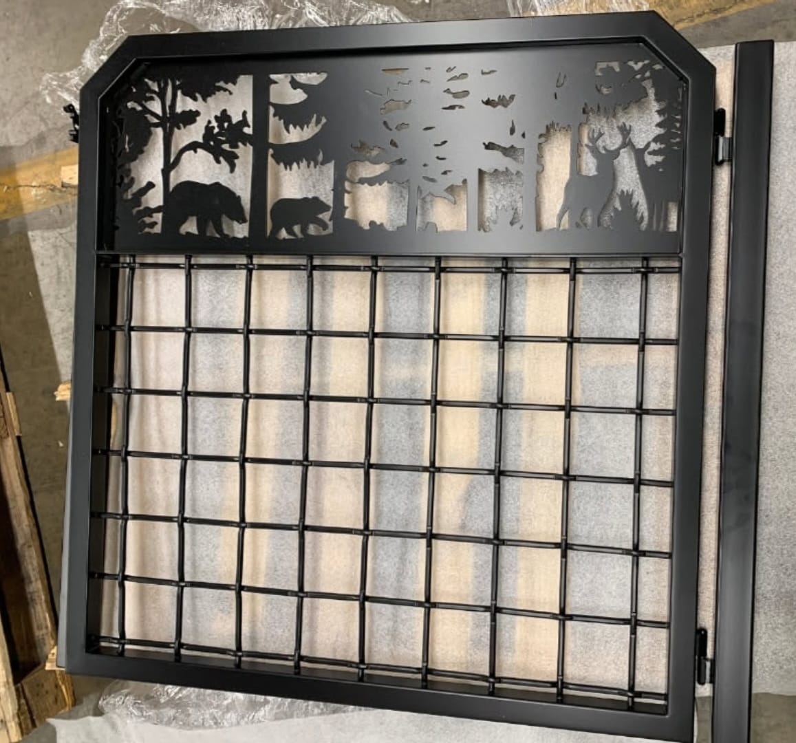 Customer photo review of Wildlife Landscape Fence/Gate Panel Insert