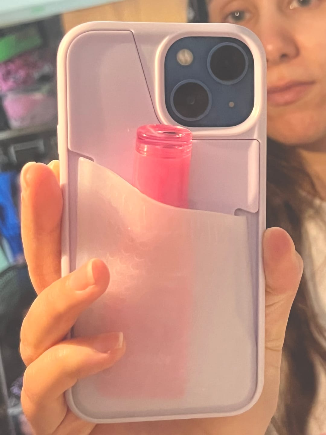 Customer photo review of Flex Pouch - iPhone 13