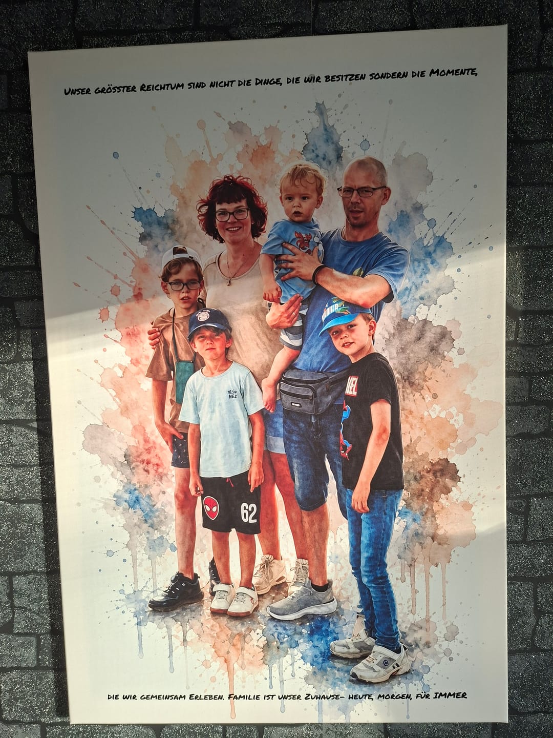 Customer photo review of Euer Foto als Kunstwerk – mit Live-Vorschau, als Poster oder Leinwand